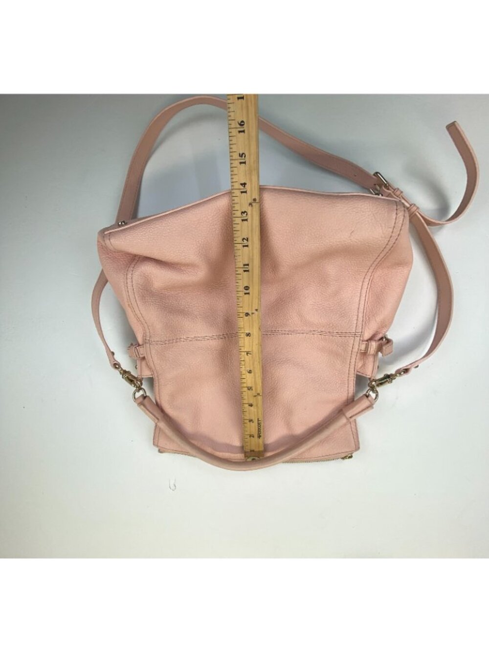 Light Pink Pebbled "Kate Spade" Crossbody Bag And DustBag - Picture 4 of 16